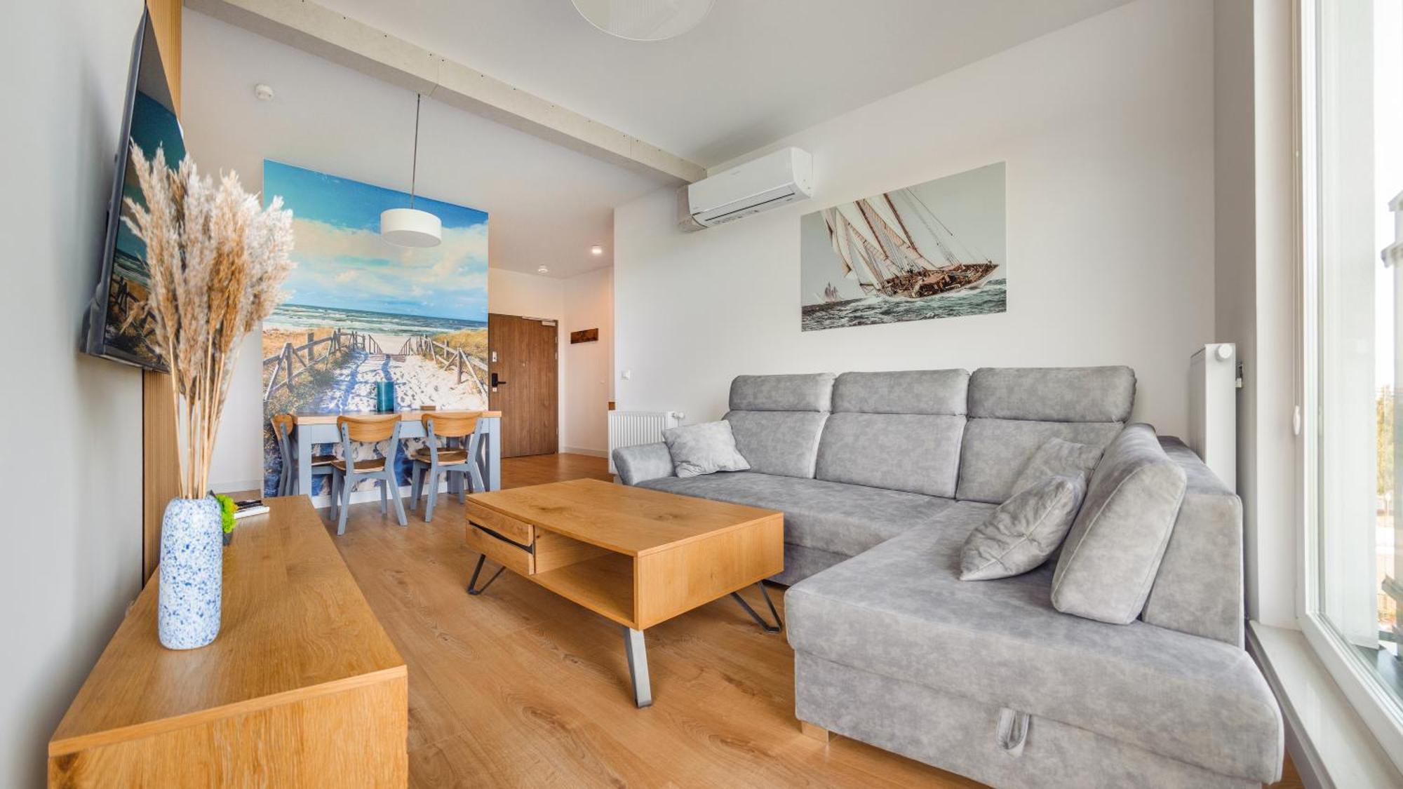 Nowoczesne Sun & Snow Nexo Przy Samej Plazy Apartament Puck